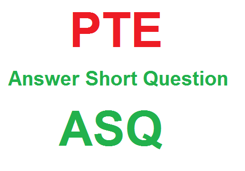 لیست سوالات بخش ASQ آزمون PTE